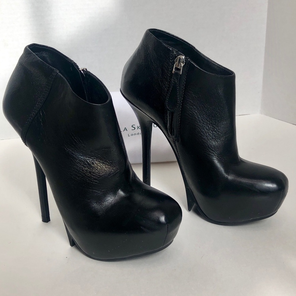Authentic Camilla Skovgaard leather booties.